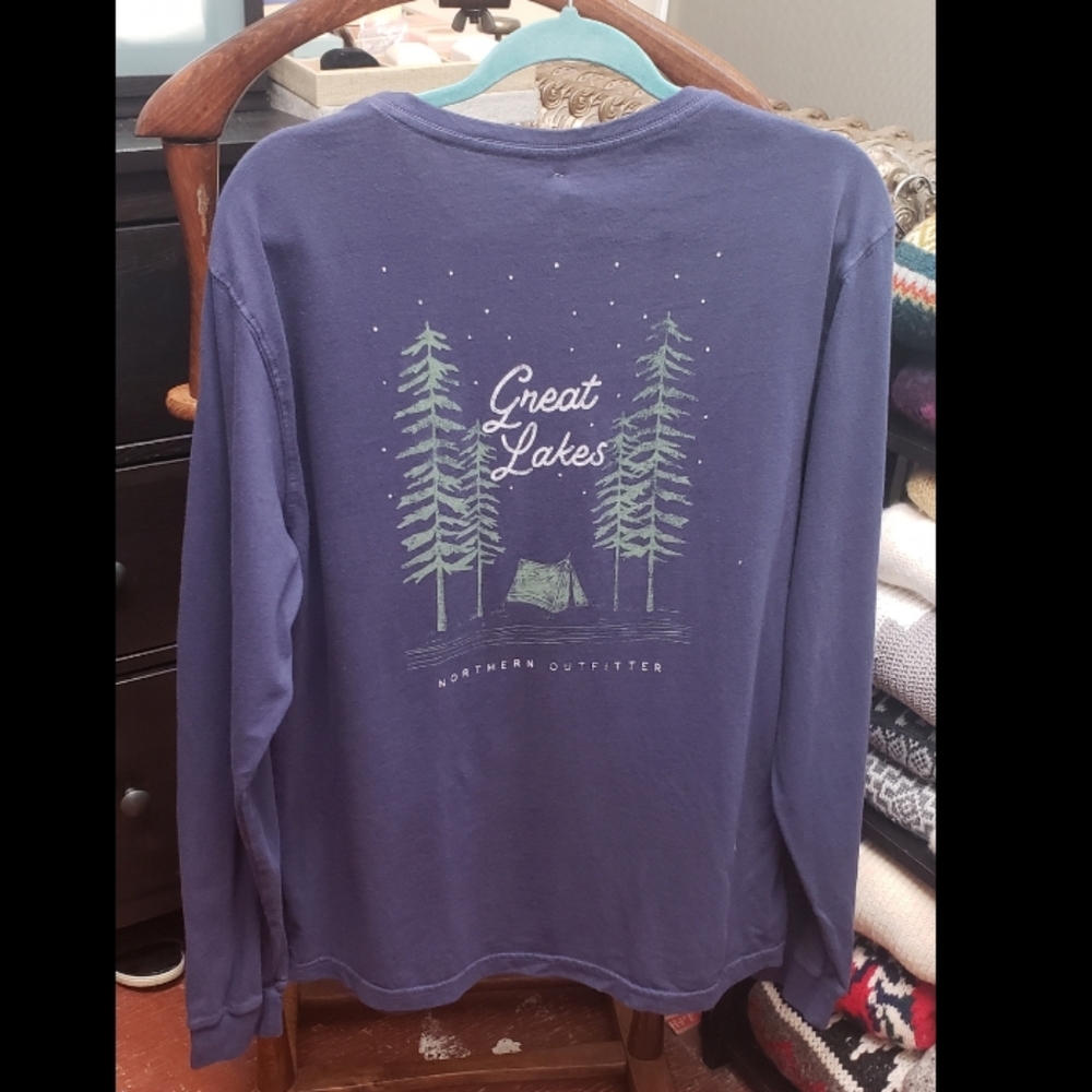 Great Lakes Outfitter 'Under the Stars' Long Sleeve Tee